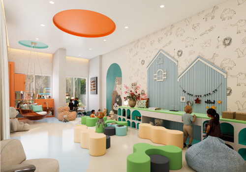 Indoor games, kids’ play zone